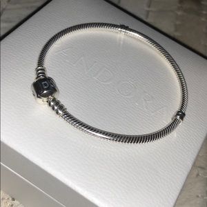 Sterling Silver Iconic Pandora Clasp Bracelet